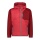 CMP Functional Hybrid Jacket with Hood and Front Padding Red Men